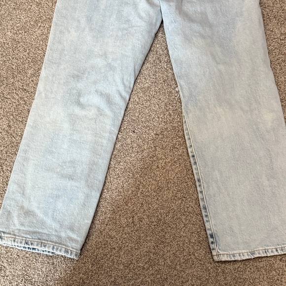 Lucky Brand Light Blue Cropped Jeans 90s loose high rise button fly - Picture 5 of 5
